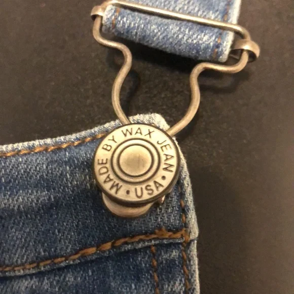 Wax Jeans bib overalls size med - Picture 5 of 12